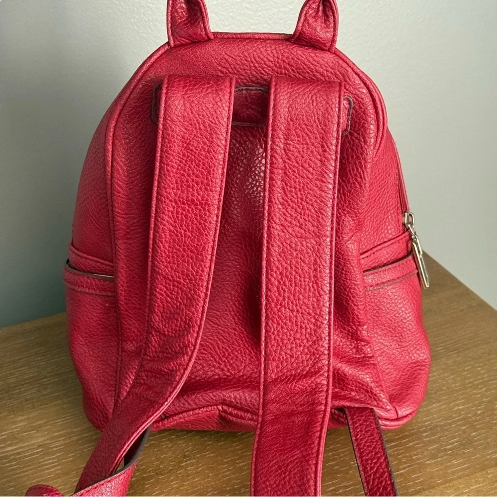 Jones New York Signature Red Mini Backpack Purse
